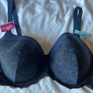 Maidenform 40C 40 C NWT Navy Black Adjustable Smoothing